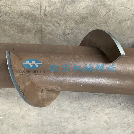 Customized Piece Type Carbon Steel Spiral Flight Cold Rolling Screw Conveyor Blade